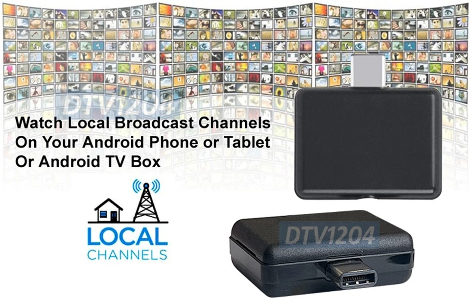 Sintonizzatore TV digitale USB Type-C per smartphone tablet Android - Immagine 3 di 4