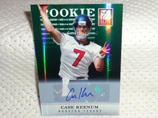 CASE KEENUM--AUT0GRAPHED CARD--HOUSTON TEXANS--2012--#316 OF 699--L@@K