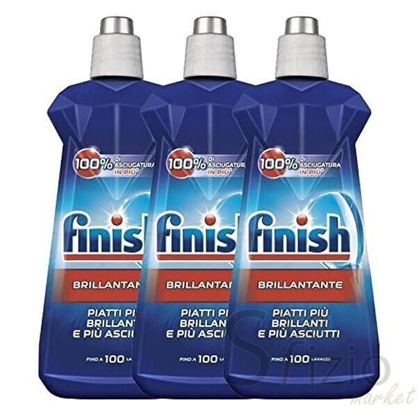 3PZ FINISH BRILLANTANTE LAVASTOVIGLIE 400ML CLASSICO BLU 3 CONFEZIONI 3PZ FINISH BRILLANTANTE LAVASTOVIGLIE 400ML CLASSICO BLU 3 CONFEZIONI