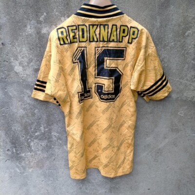 【美品】希少 ロット 90s サッカーシャツ ユニフォーム 黄 ヴィンテージ Liverpool 1993-95 3rd football shirt / jersey. Medium mens. Third