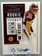 Isaiah Wright ✨2020 Panini Contenders ✨RC ✨Rookie Auto ✨Commanders