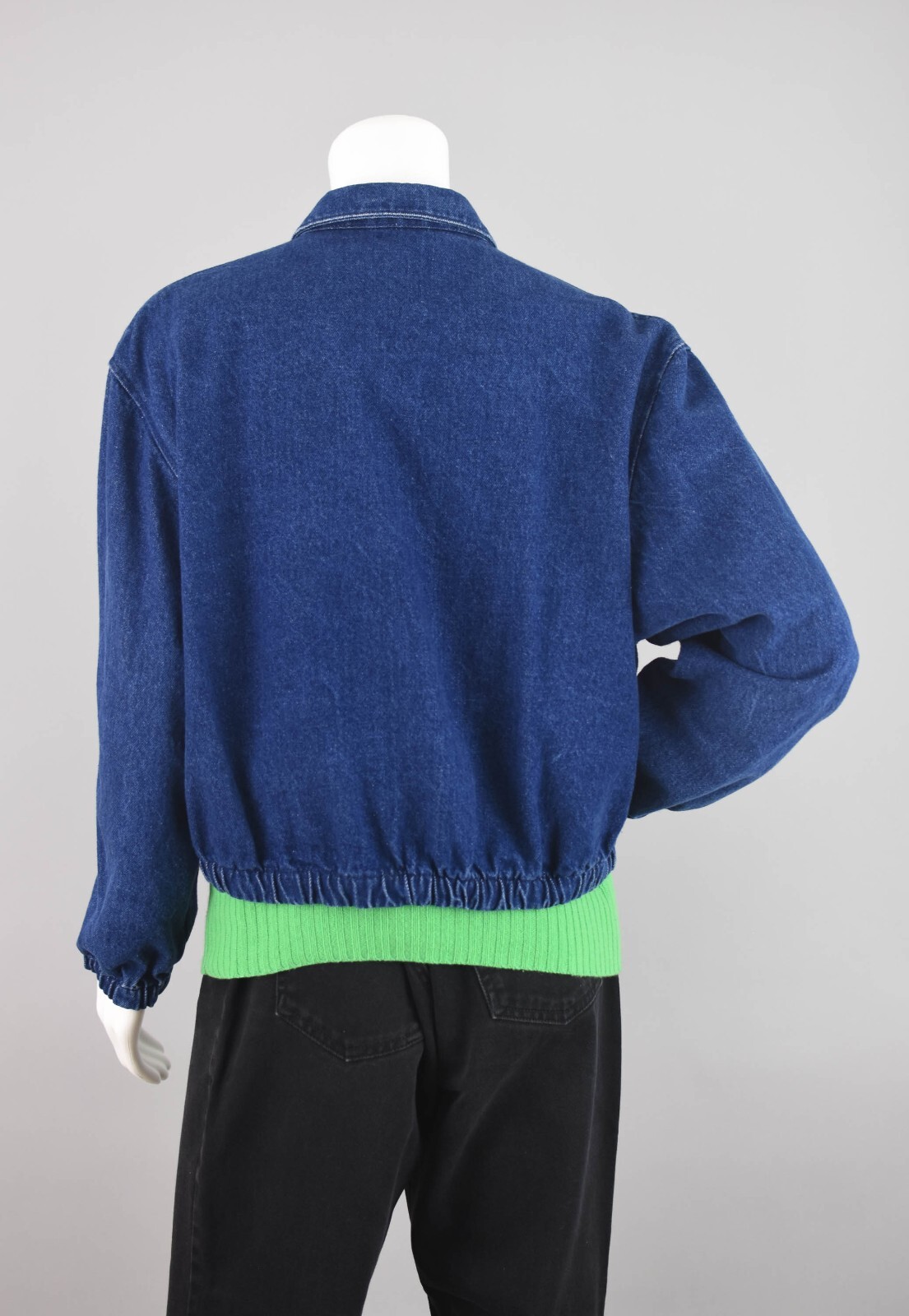 Vintage L.L. Bean Bomber Jean Jacket, Women's Small … Gem