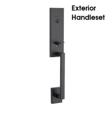 Kwikset Vancouver Single Cylinder Keyed Entry One Piece Exterior Handleset