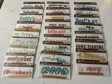 My Mind's Eye Bohemia Transfer Titles Rub On Scrapbooking Craft (You Choose)