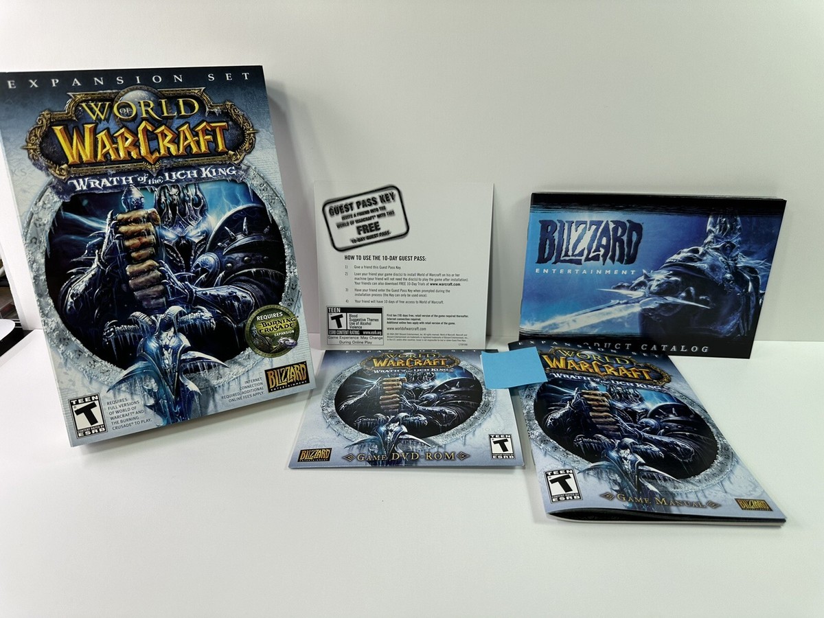 World of Warcraft Wrath of the Lich King Expansion box complete | eBay