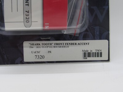 Kuryakyn Shark Tooth Front Fender Accent Part Number - 7320 | eBay