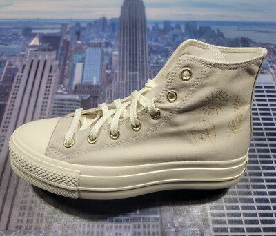 converse platform gold elements