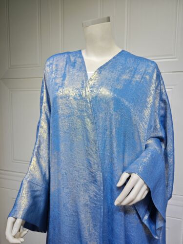 Open Kaftan Abaya Women Cardigan Long Dress Modest Kimono Muslim Robe Arab Gown - Picture 55 of 72