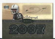 2007 Upper Deck Premier Johnnie Lee Higgins Auto Quad Jersey /199 Autograph