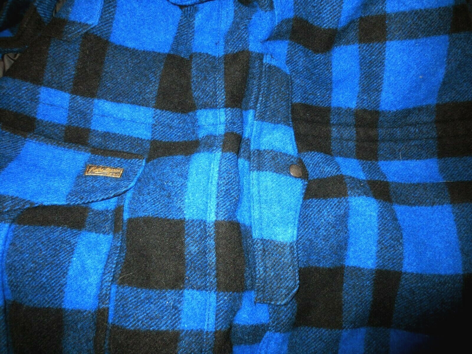 VTG Polo RALPH LAUREN Ski Club 67 Wool Leather Buffalo Heritage Hooded Parka 3XB image 6