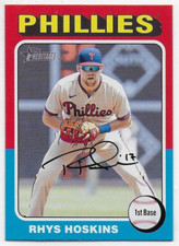 2024 Topps Heritage #163 Rhys Hoskins - Philadelphia Phillies