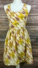 Chelsea & Violet NWT Womens Cutout Hi Low Dress Small Mango Lined Party M25