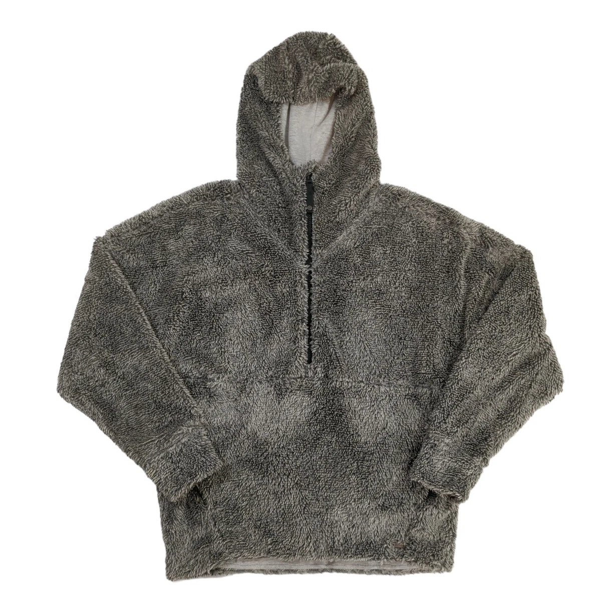 Gray fuzzy pullover deals