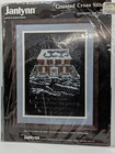 New ListingJanlynn Cross Stitch- Kit Cleaning the House #64-6 Nip 1987