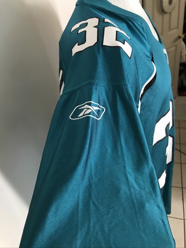 Camiseta deportiva de nailon REEBOK NFL on campo JONES-DREW 32 Jaguars adulto L 48"" pecho nueva sin etiquetas - Imagen 8 de 12