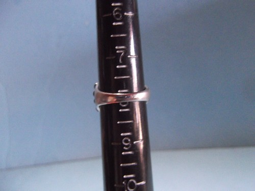 Fashion Jewelry Ring Silver Tone Band W/Black Glass Stones Stone Size * - Picture 4 of 7