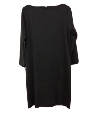 dark grey shift dress