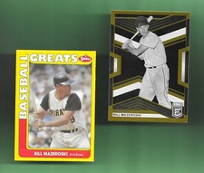 BILL MAZEROSKI-PITTSBURGH PIRATES! 2023 ELITE GOLD/1991 SWELL BASEBALL GREATS