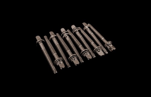 TENSION ROD DFP 52mm DRUM TENSION ROD /W WASHER TR52(BN) x10 PACK BLACK NICKEL - Picture 2 of 3