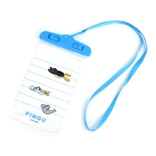 Pingu Waterproof Smartphone Soft Case (Swimming) PG PG JPN LTD Penguin Goods New