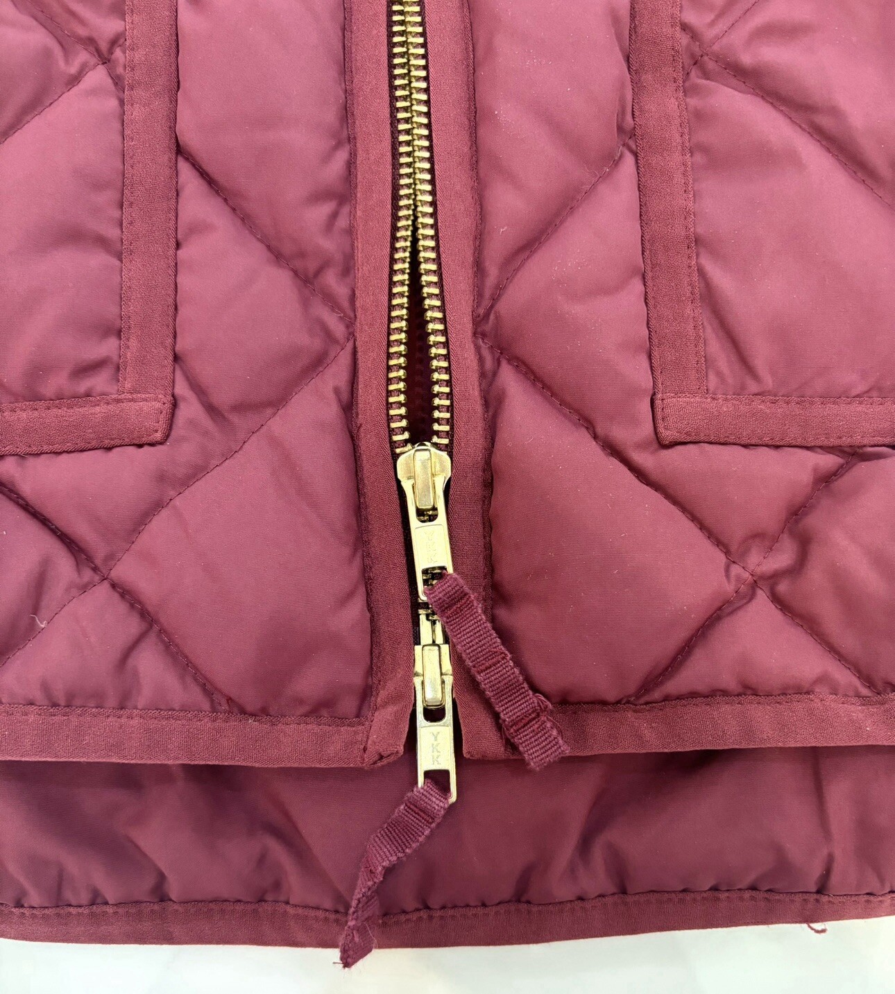 J Crew Lightweight Quilted Down Excursion Vest Cu… - image 7