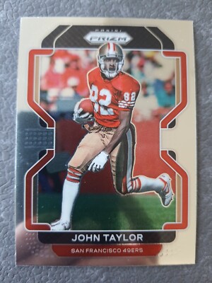 2021 Panini Prizm #61 JOHN TAYLOR San Francisco 49ers BASE FOOTBALL CARD