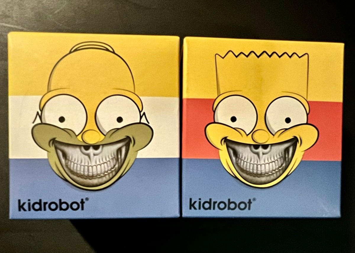 kidrobot シンプソンズ Ron English 2個 vinyl toy