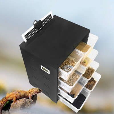 Large Reptile Enclosure Cage Lizard Pet Terrarium Tank Breeding Breeding Box