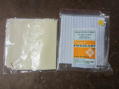 (2) - Cross Stitch Fabrics - Zweigart & Other Brand