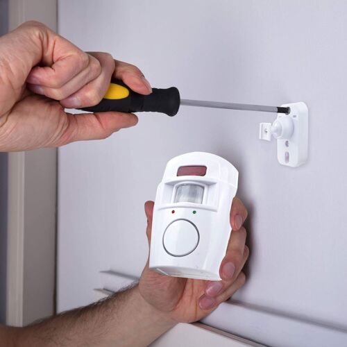 Wireless Sensor Motion PIR Alarm 4 Set 8 Remote Control Shed Garage Home Caravan - Picture 20 of 21