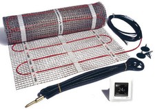 DEVI 140F0828 Fußbodenheizung Dünnbett-Set 10 qm Bodenheizung Touch