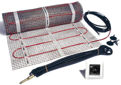 DEVI 140F0828 Fussbodenheizung Dünnbett-Set 10 m² Bodenheizung Devireg Touch