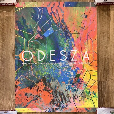 Odesza 2018 Wamu Theatre Seattle Washington 18x24 Big Wild Poster Kii Arens
