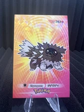 Zigzagoon #263 - Cracked Ice Holo - Card Database 3 - Pokemon Card
