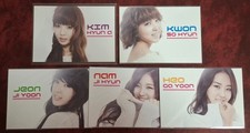 4minute First Album Japanese Official Photocard Lot of 5 Complete Set Full Set