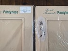 (2) SECRET MOMENTS PANTYHOSE Back Seam Ultra Sheer  Small 5'0"-5'3" Vintage — photo 2