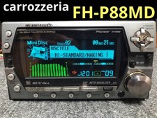 CARROZZERIA FH-P88MD 2DIN CD & MD PLAYER FM/AM CAR STEREO UNIT TESTED AS IS