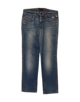 ROY ROGERS Damen Straight Jeans W28 L29 blau DG04