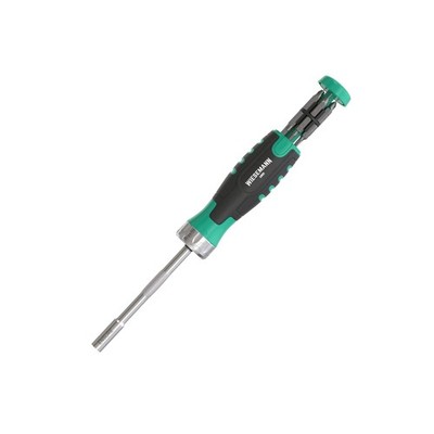 Ratschenschraubendreher 12er Bit-Set TX/PH/SL 3-20mm | WIESEMANN 1893