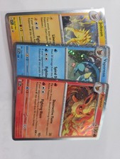 Pokémon Jolteon Vaporeon Flareon TCG 197/198 Cosmos Holo Card Lot - 3 Cards