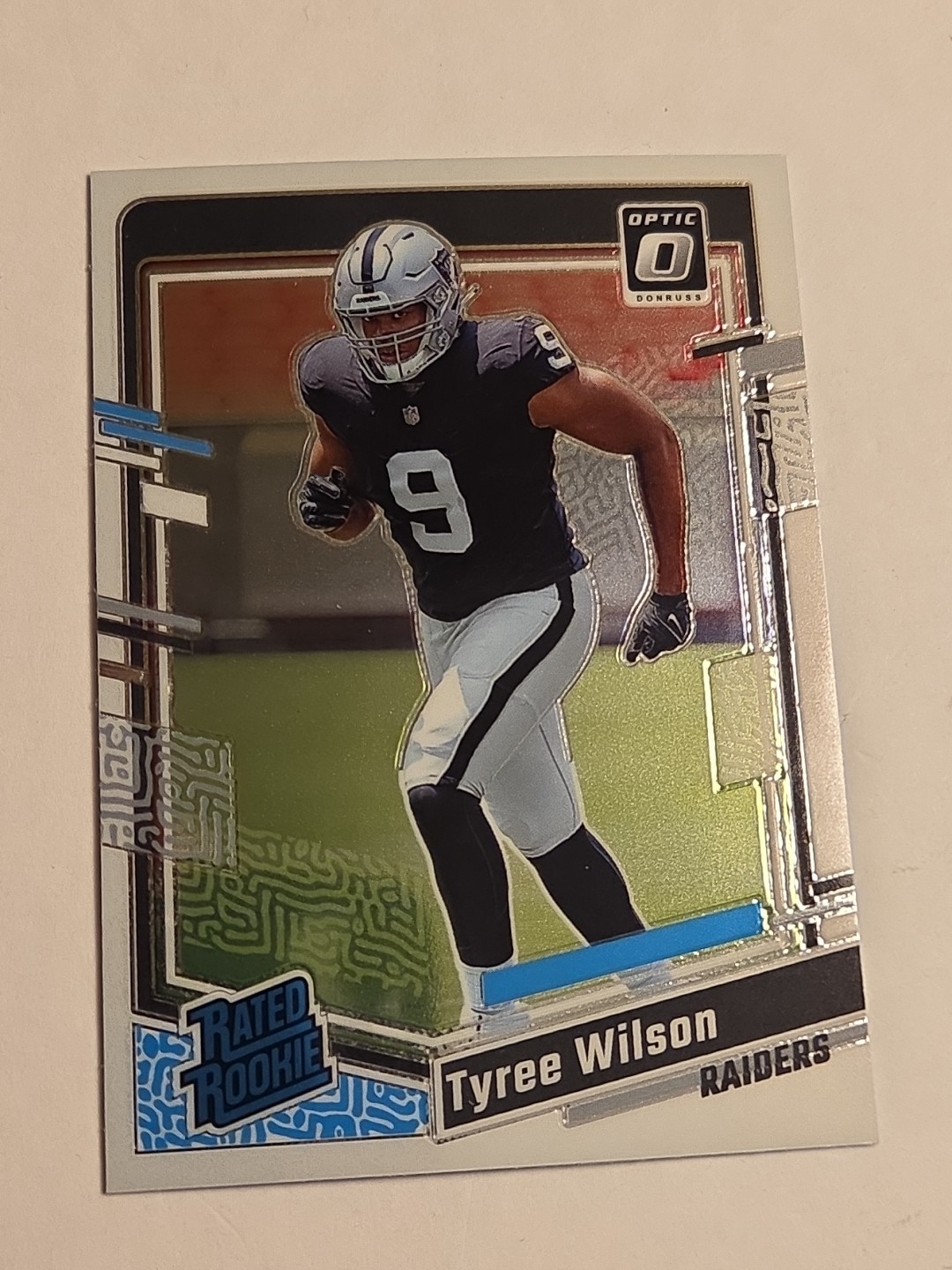 2023 Donruss Optic #262 Tyree Wilson RC Rated Rookie Raiders