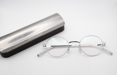 MYKITA LESSRIM SHO Runde Brille Brillengestell Silber 43[]22 Handarbeit - Nie Getragen