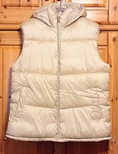 Steppweste "maxiblue." ca. Größe 46/48 Kapuze  dezenter Glanz