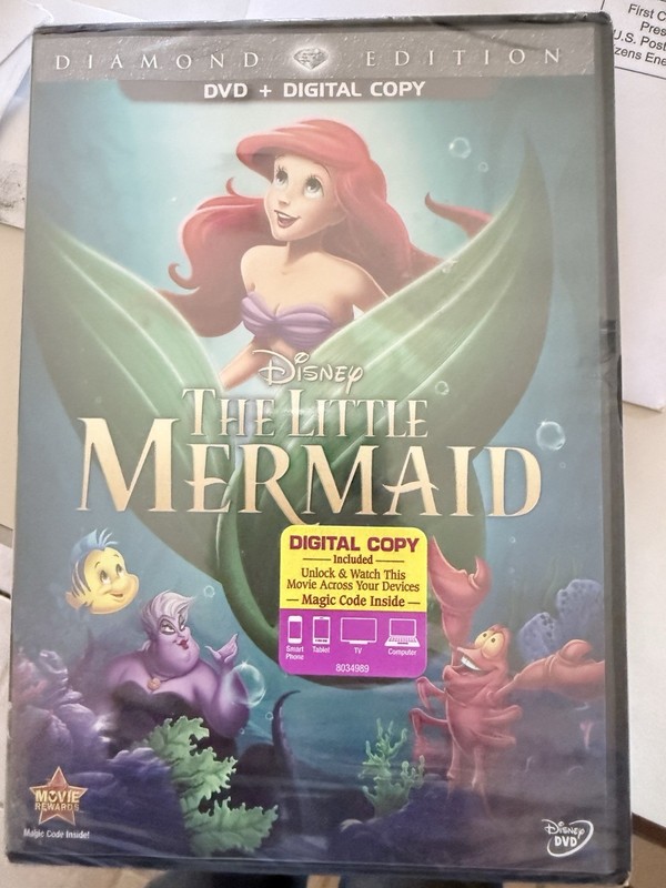 The Little Mermaid: Diamond Edition (DVD, 1989)