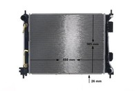 MotorküHler WasserküHler Mahle CR 2269 000S FüR Hyundai Accent 4 RB Crdi