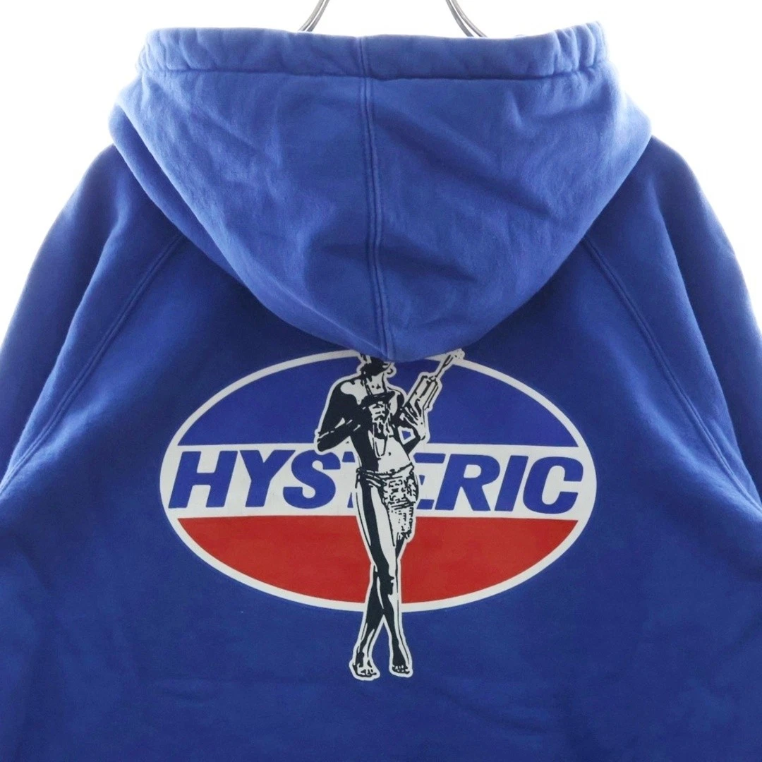 Felpa con cappuccio SUPREME 17aw X Hysteric Glamour pullover blu usata 6366