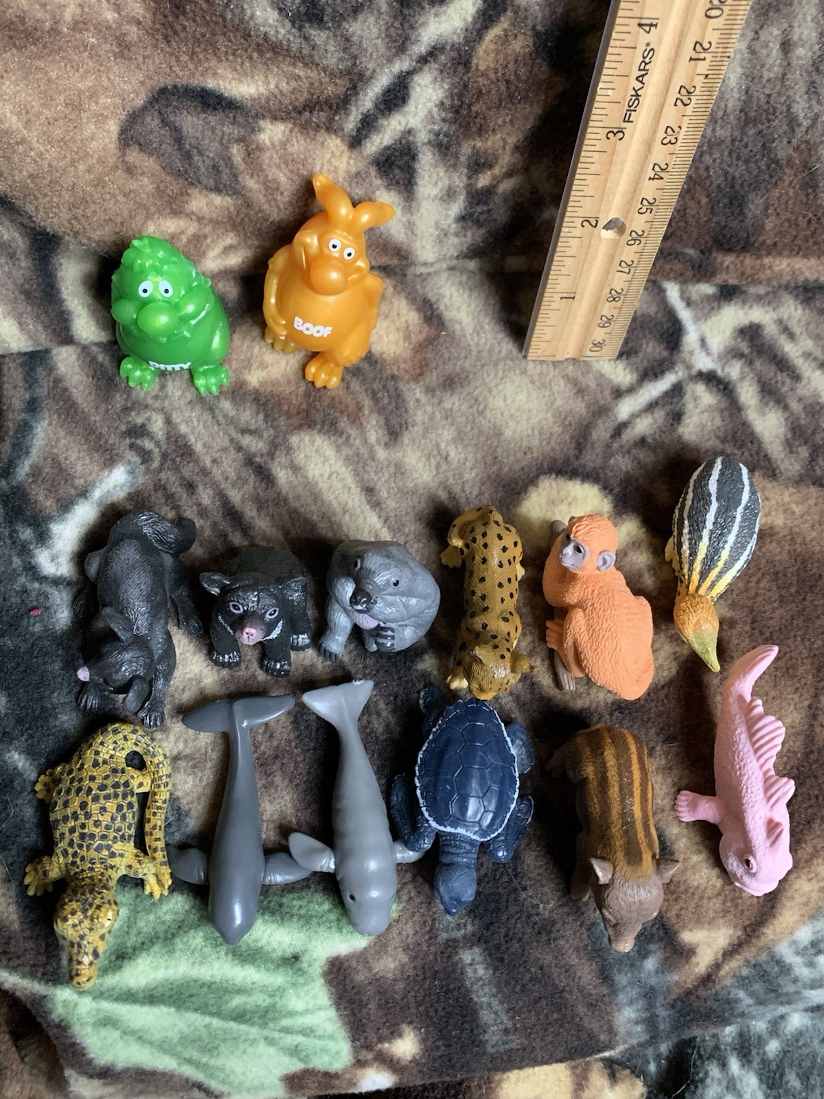 YOWIE Baby Animals Collection Lot Of 14 Animal Figure Yellow Bellied Glider HTF