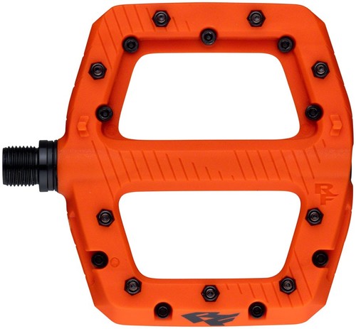 RaceFace Chester Pedals - Platform, Composite, 9/16", Small, Orange - Picture 2 of 3