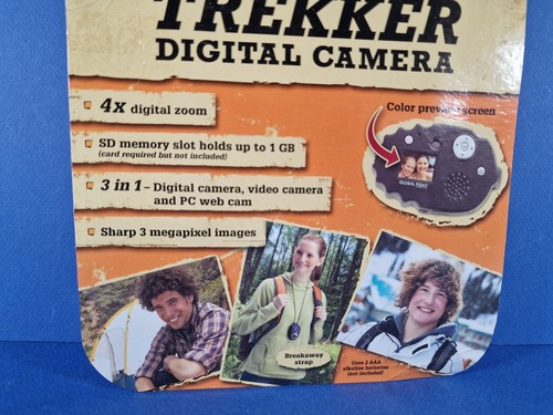 Green TREKKER Rugged Hiking Camping Sports Travel Digital Video Camera - NEW - Picture 3 of 6