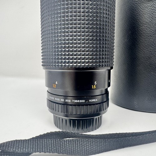 Vintage Sears 60-300mm f/4.0-5.6 KR Telephoto Zoom Lens Multi Coated w/ Case - Picture 2 of 7